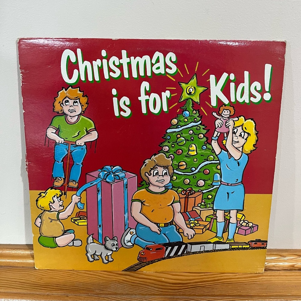 Christmas is for Kids Vinyl Record.  Rudolph, Snoopy’s Christmas, Frosty Snowman